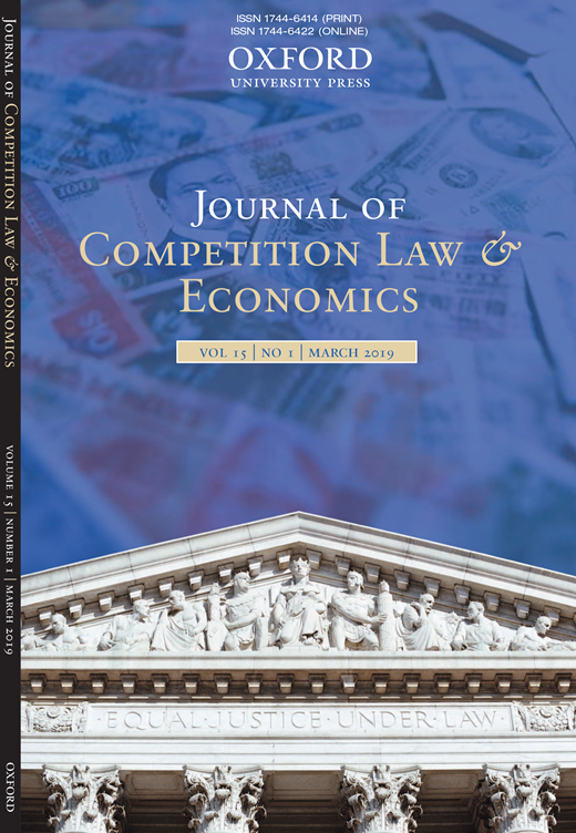 Journal of Competition Law & Economics - Oxford