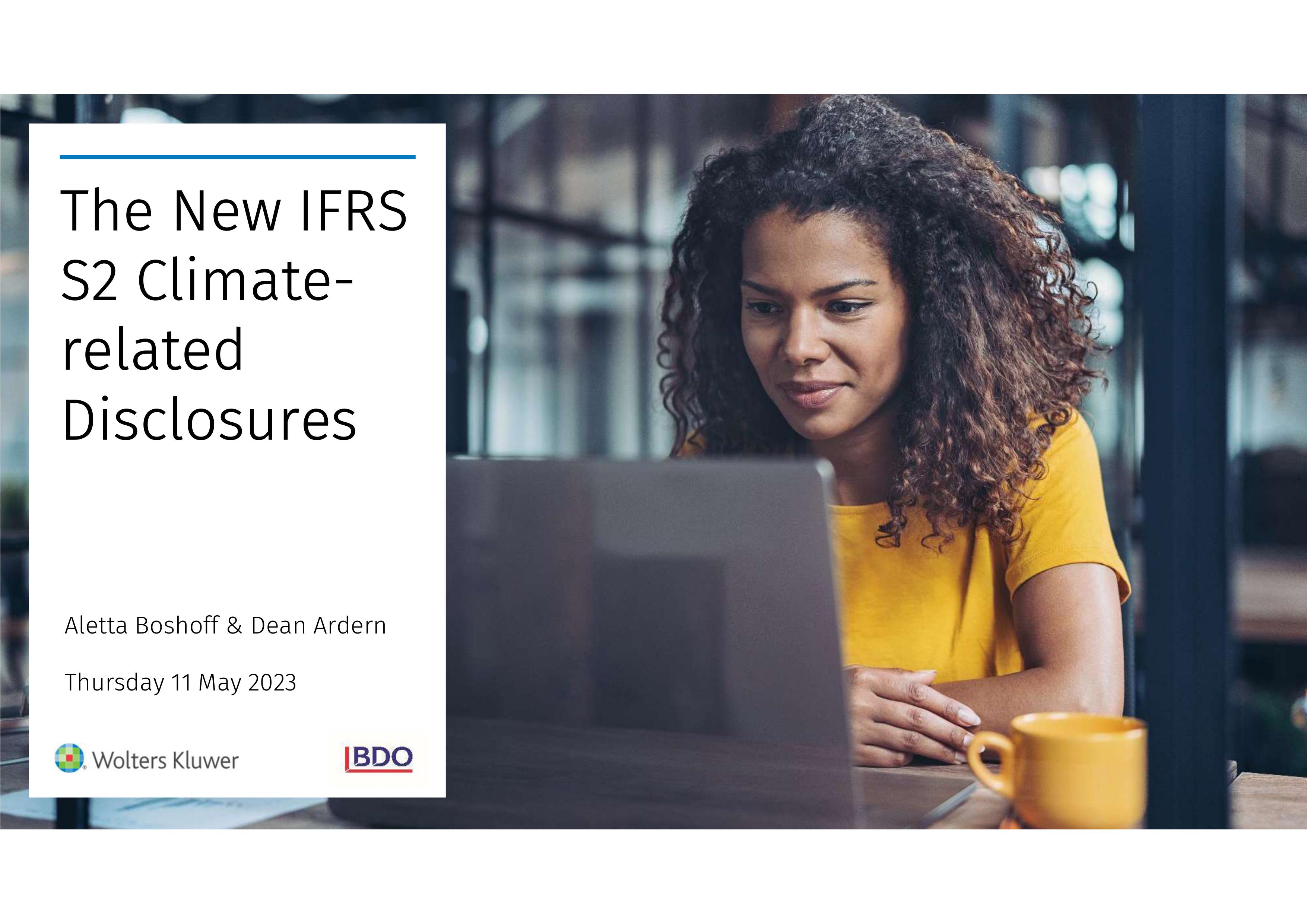 Video Thumbnail - The IFRS S2 re Climate-related Disclosures