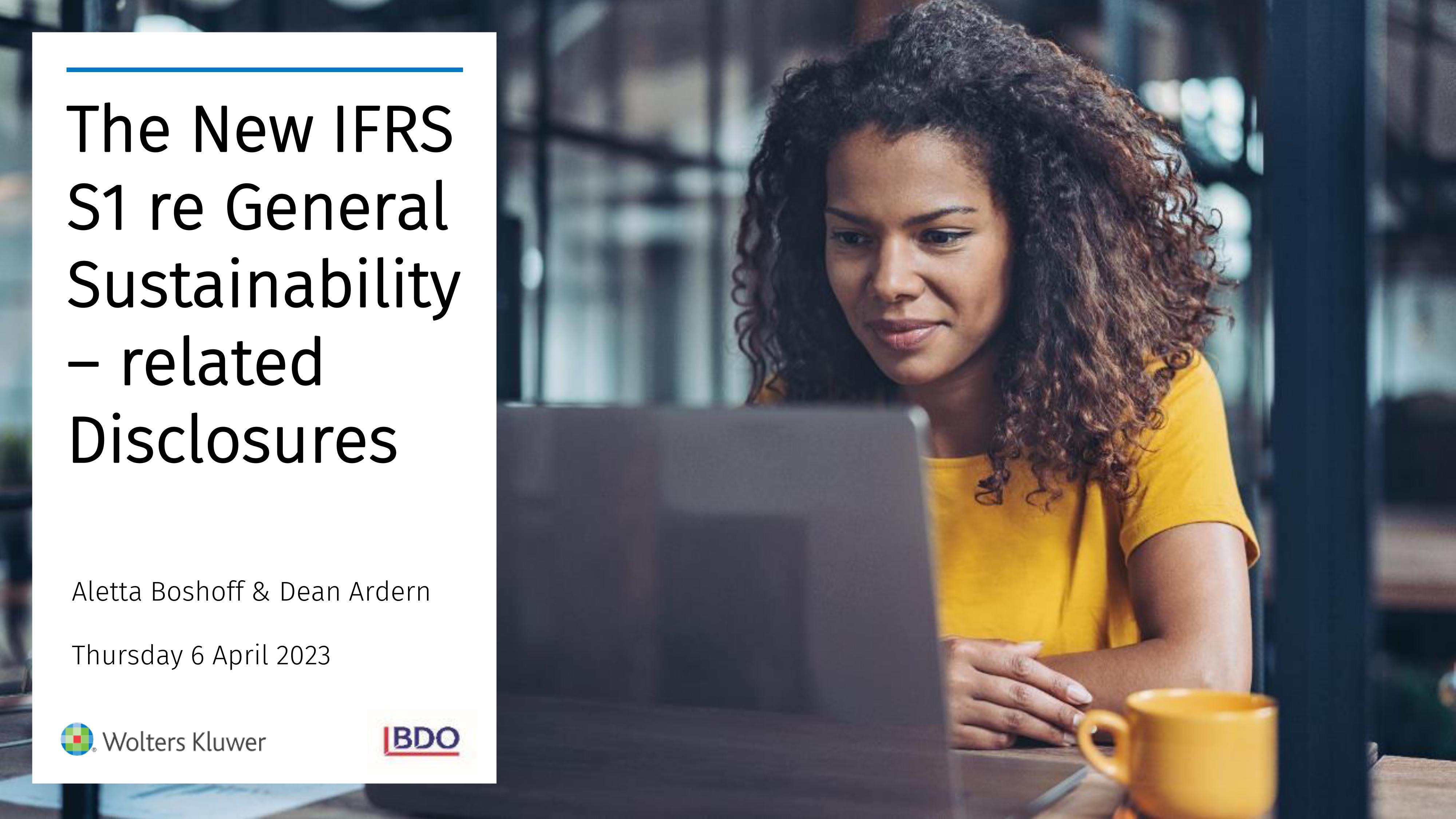 Video Thumbnail - The New IFRS S1 re General Sustainability-related Disclosures