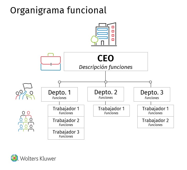 organigrama empresa funcional