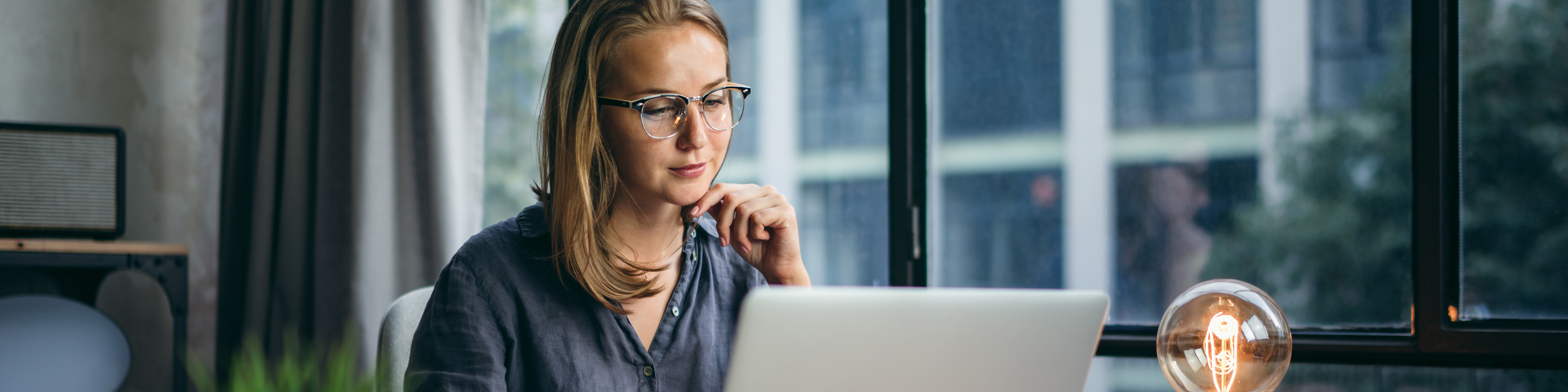 Woman at Laptop