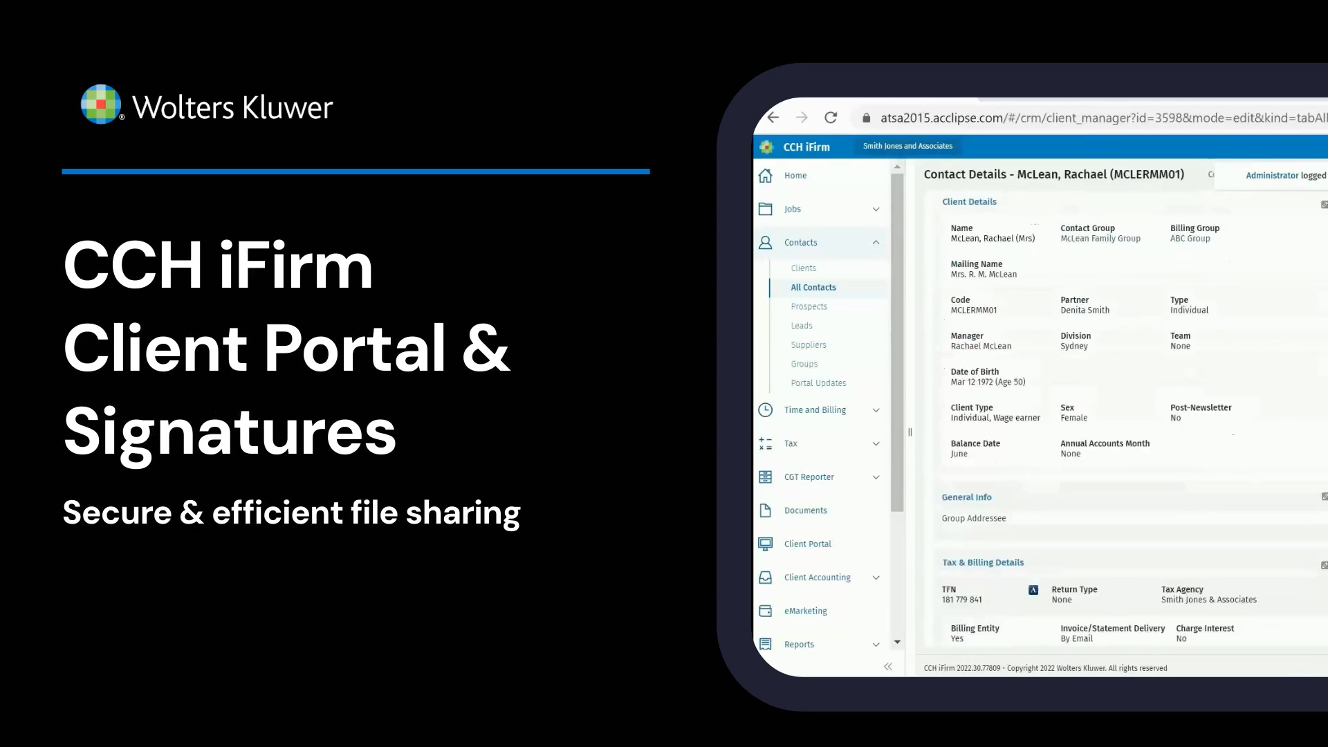 Video Thumbnail - CCH iFirm Client Portal & Signatures