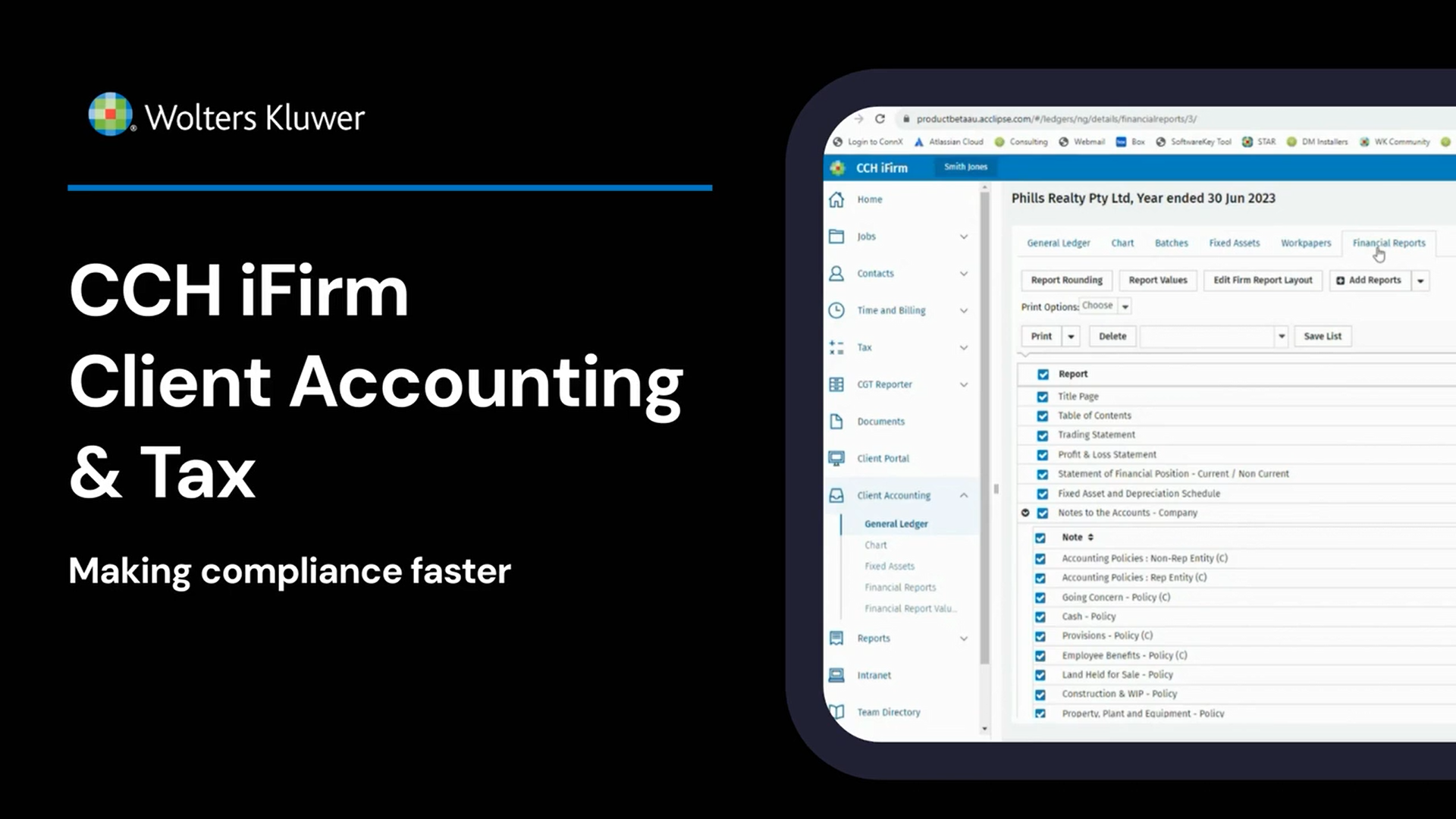 Video Thumbnail - CCH iFirm Client Accounting & Tax