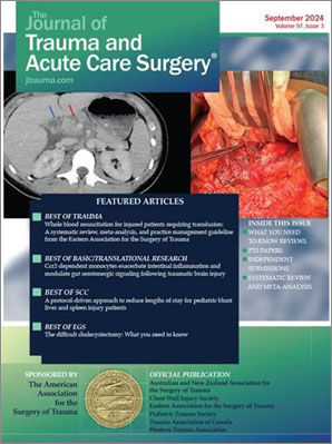 The Journal of Trauma and Acute Care Surgery cover