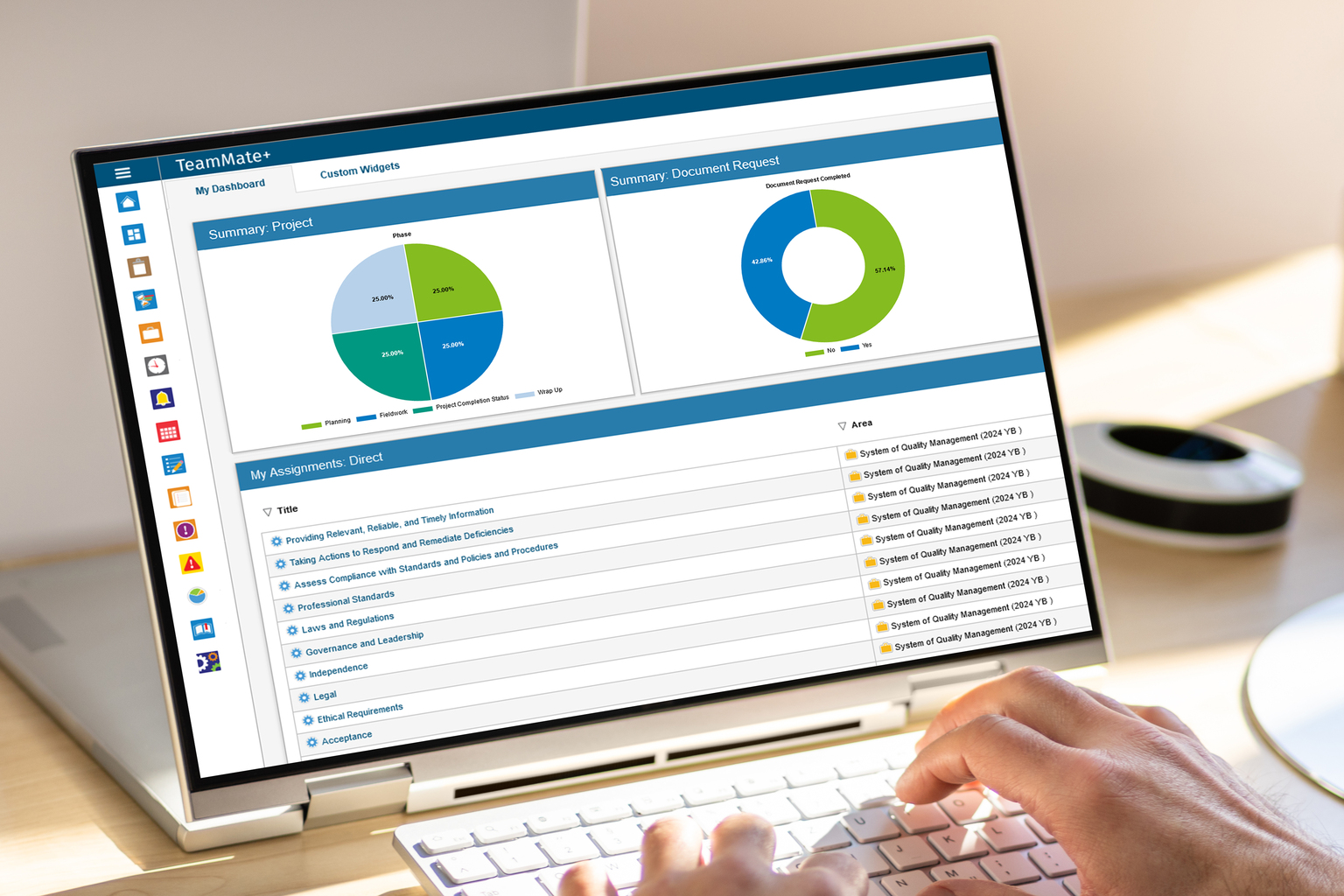 TeamMate U.S. Public Sector Product - Reporting and Dashboards