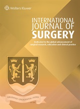 International Journal of Surgery cover