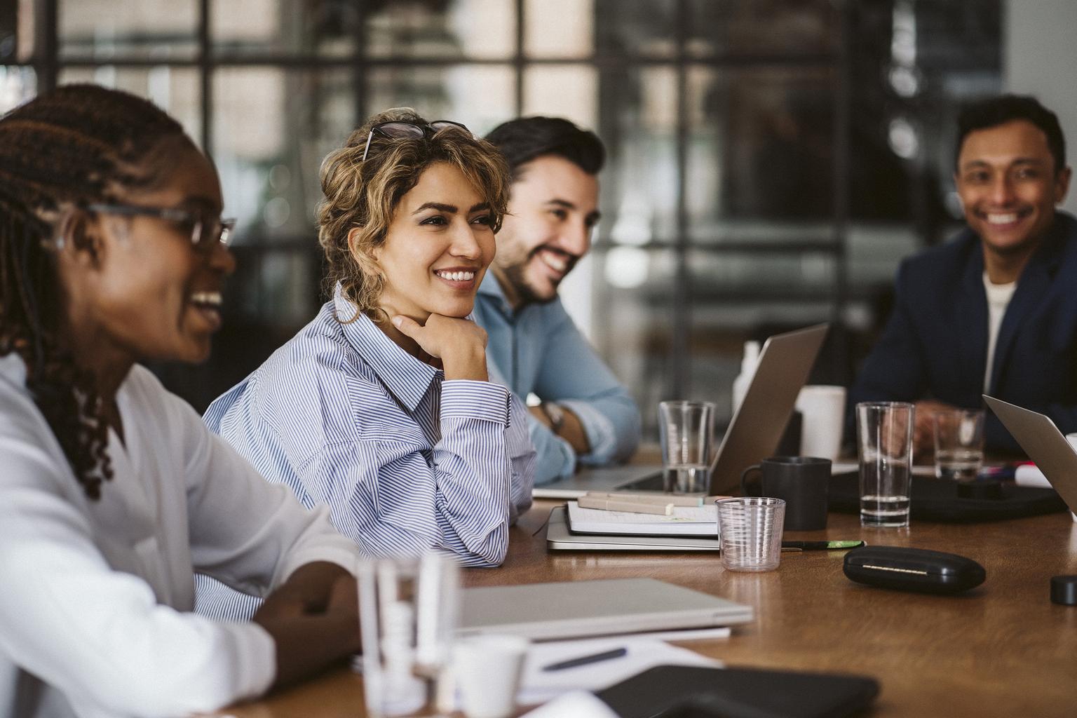 Businesspeople meeting