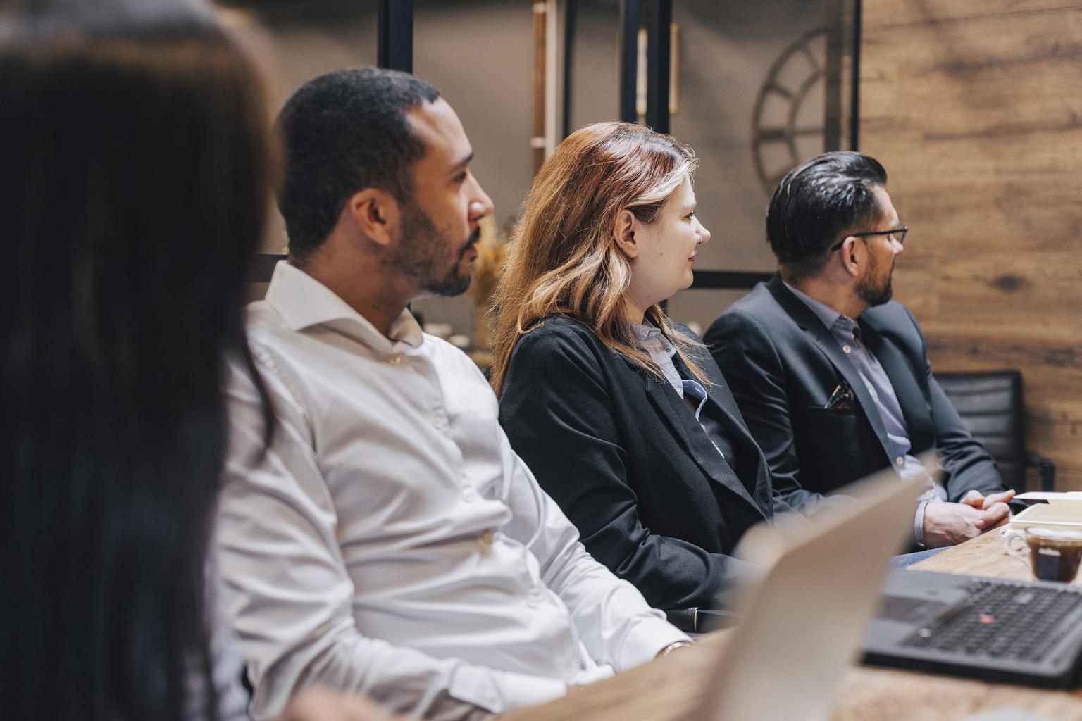 People in meeting