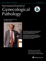 International Journal of Gynecological Pathology cover