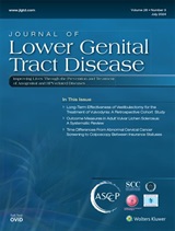 Journal of Lower Genital Tract Disease cover