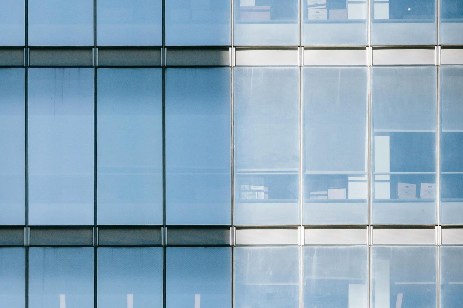 Windows of a building