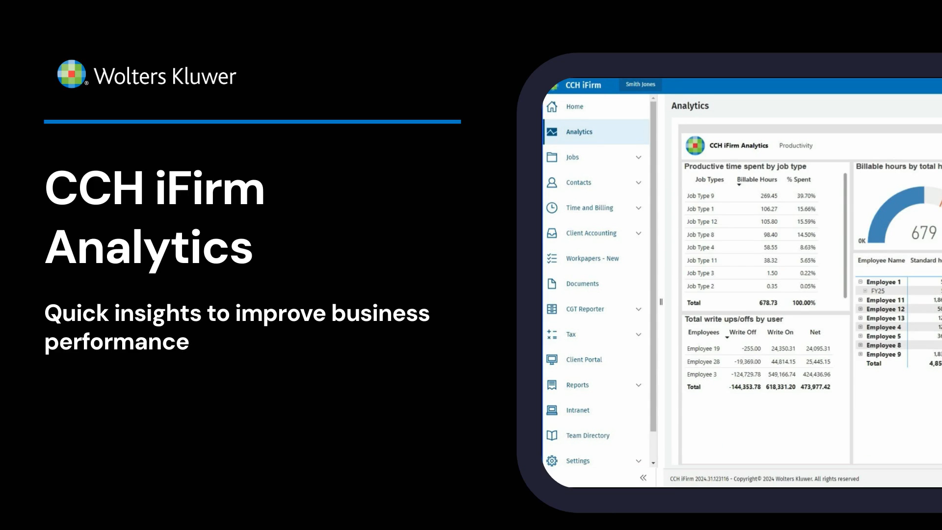 Introducing CCH iFirm Analytics