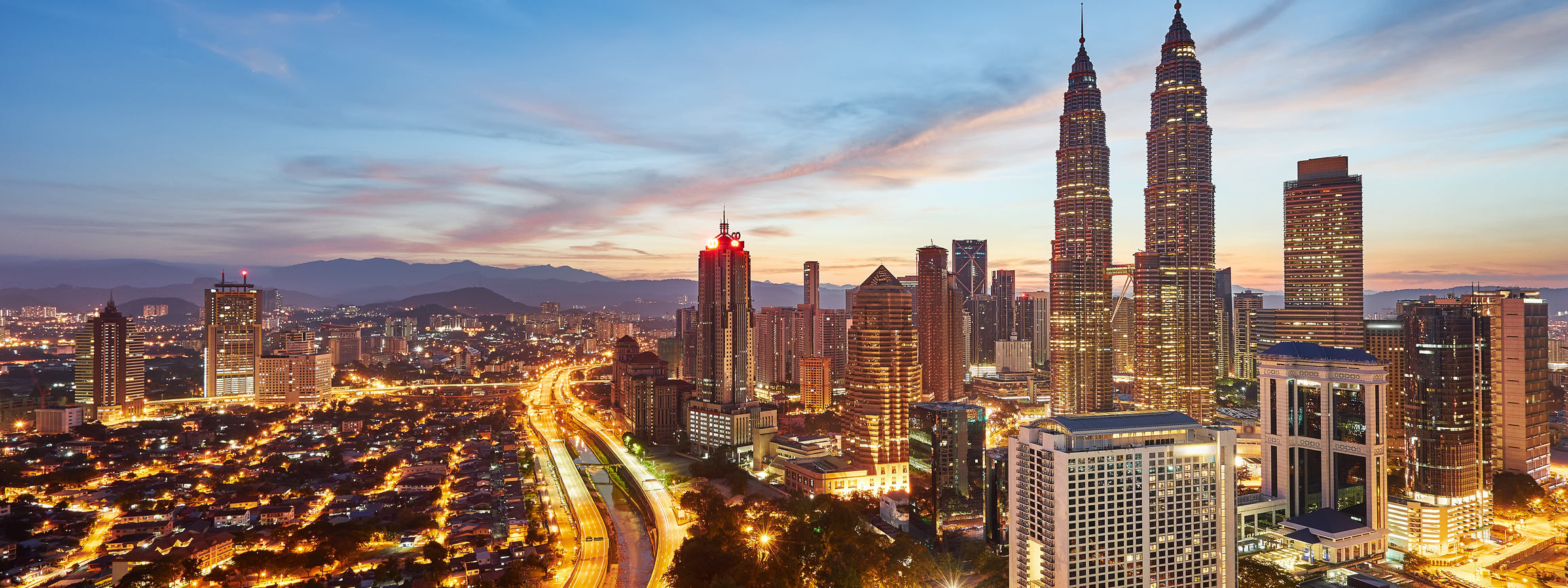 Kuala Lumpur Malaysia skyline