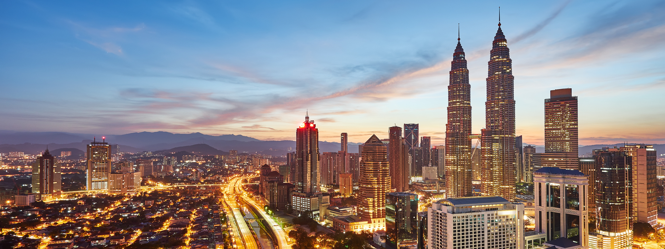 Kuala Lumpur Malaysia skyline