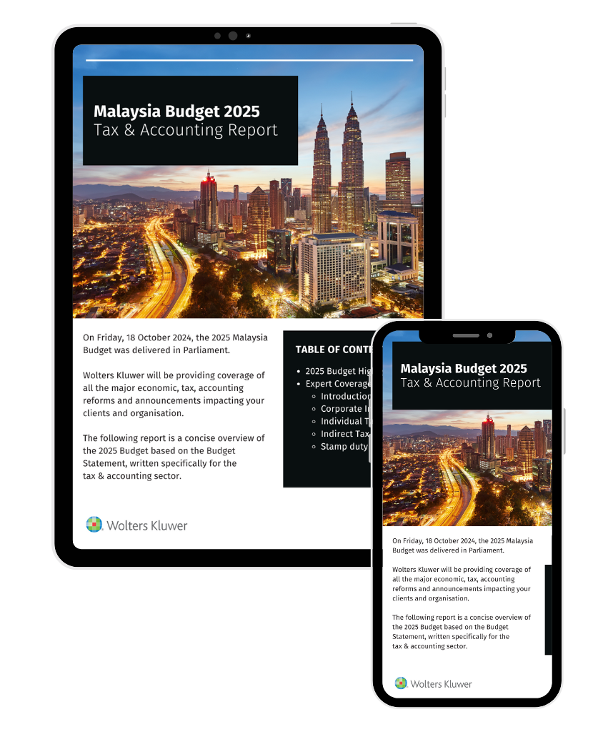 Wolters Kluwer CCH Malaysia Budget Report - Tax & Accounting - Cover