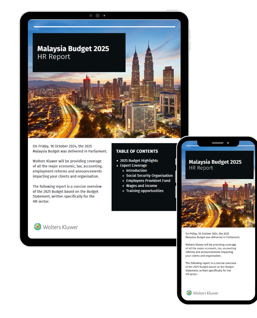 Wolters Kluwer CCH Malaysia Budget 2025 - HR Report - COVER