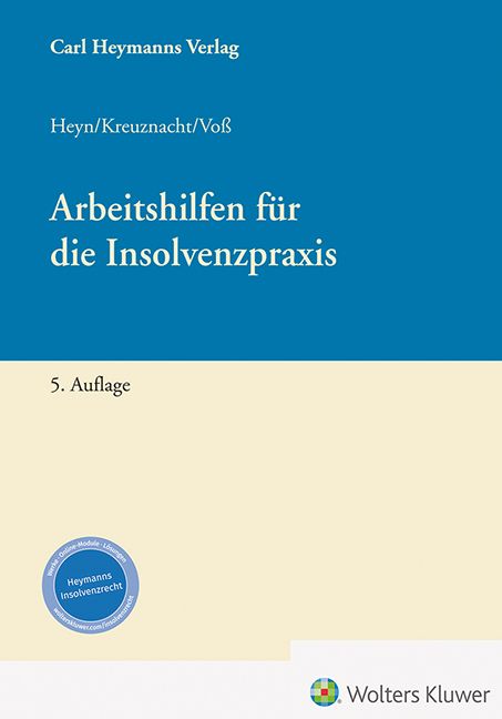  Arbeitshilfen für die Insolvenzpraxis