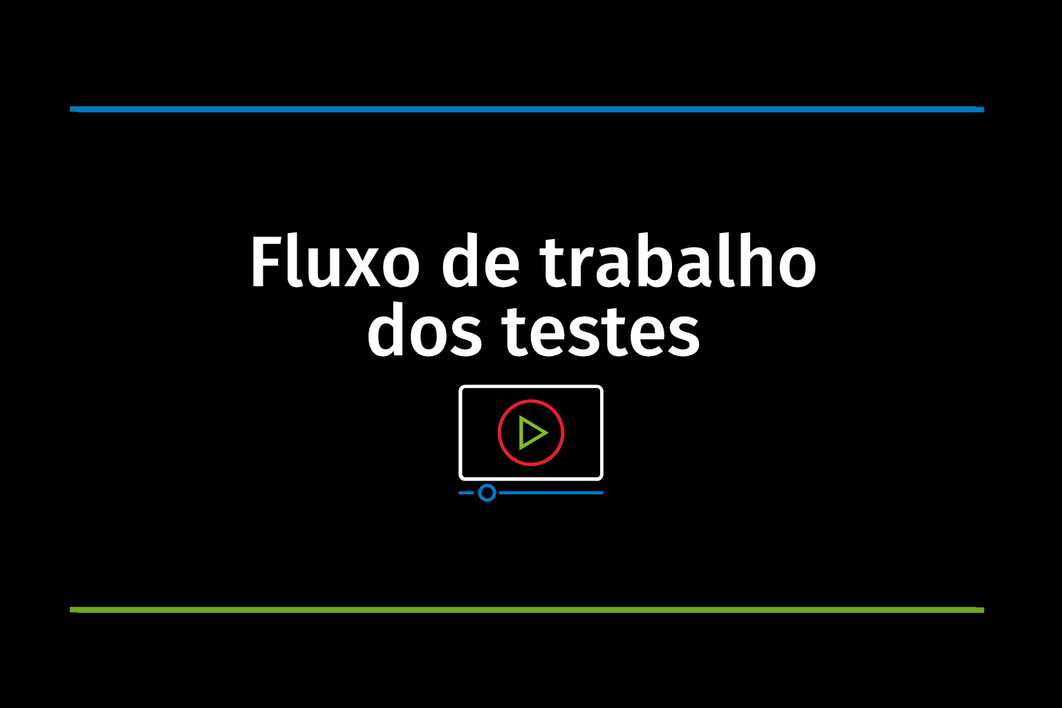 TeamMate Analytics - Fluxo de trabalho dos testes