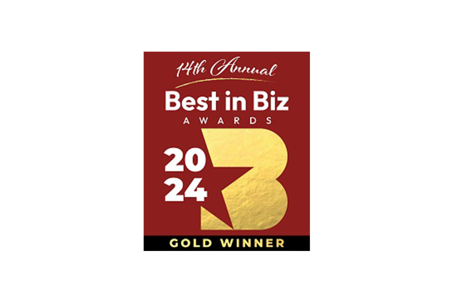 Best in Biz awards gold