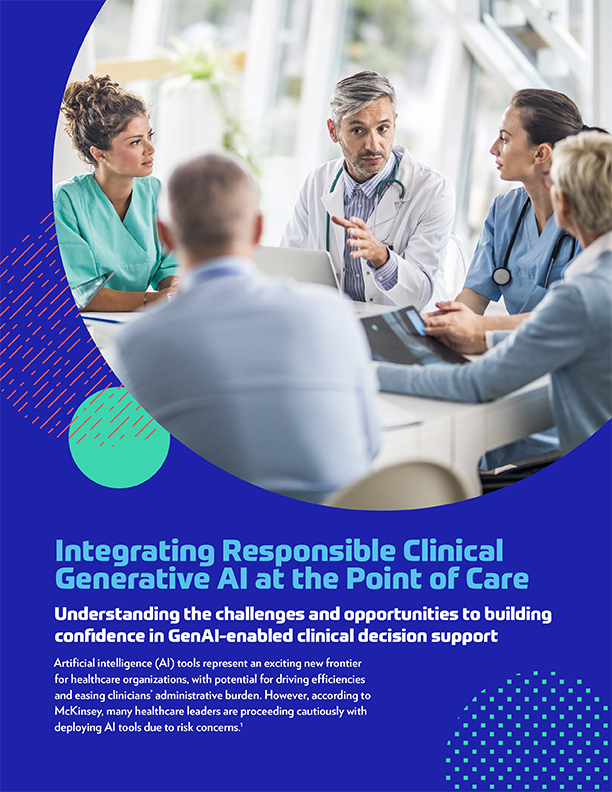 Integrating Responsible Clinical Generative AI at the Point of Care whitepaper from HIMSS PDF