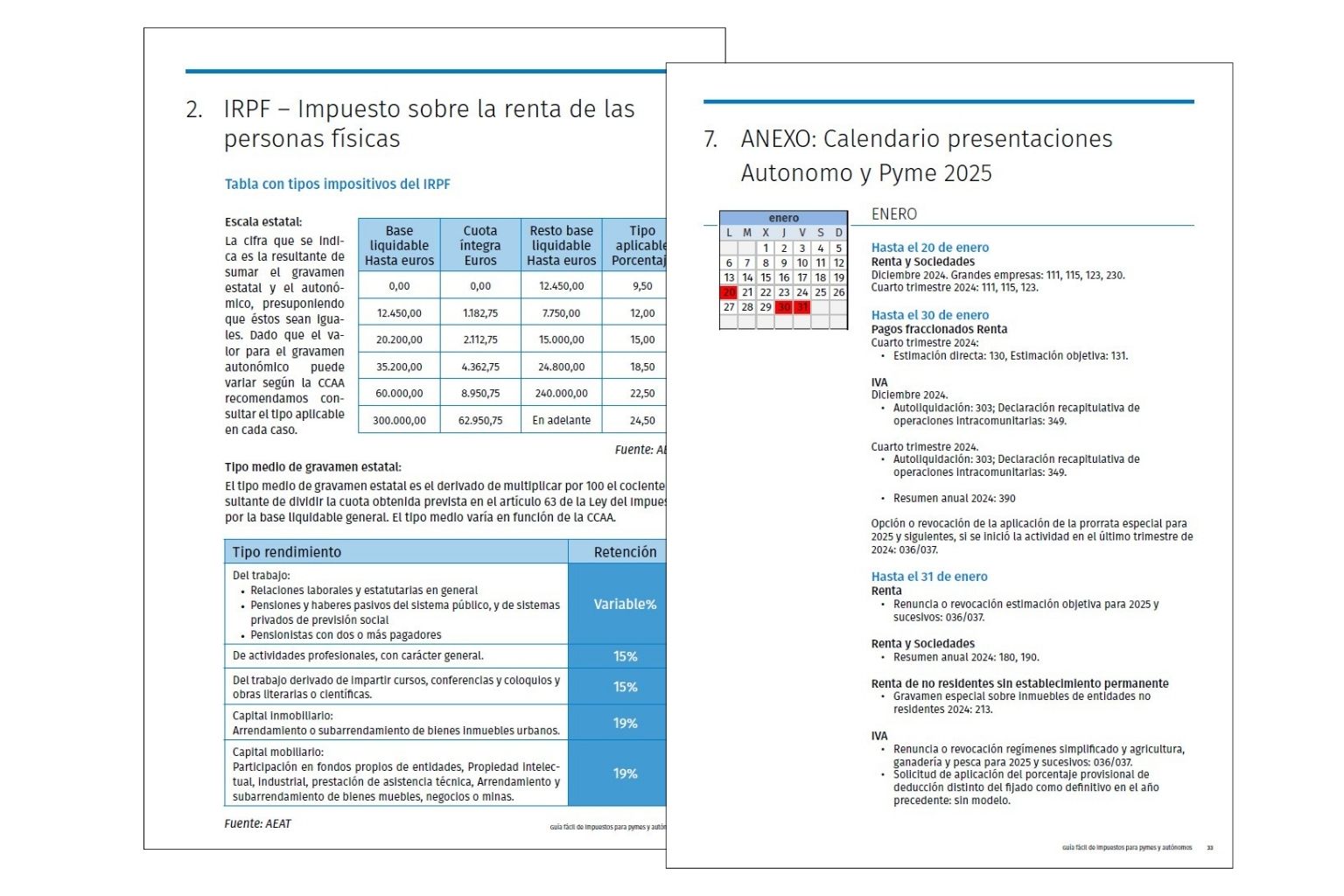 ebook: guía de impuestos 2025