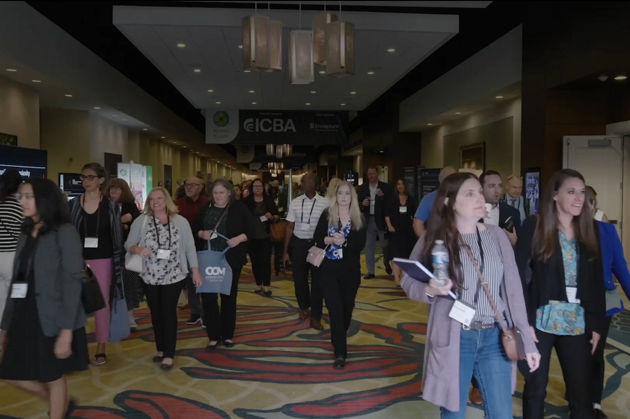 People participating at a conference