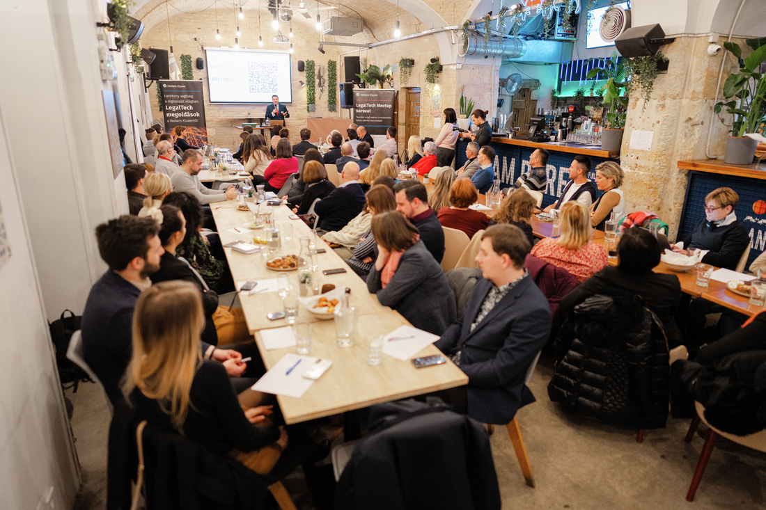 A 2025. januári Legaltech Meetup hangulatképei