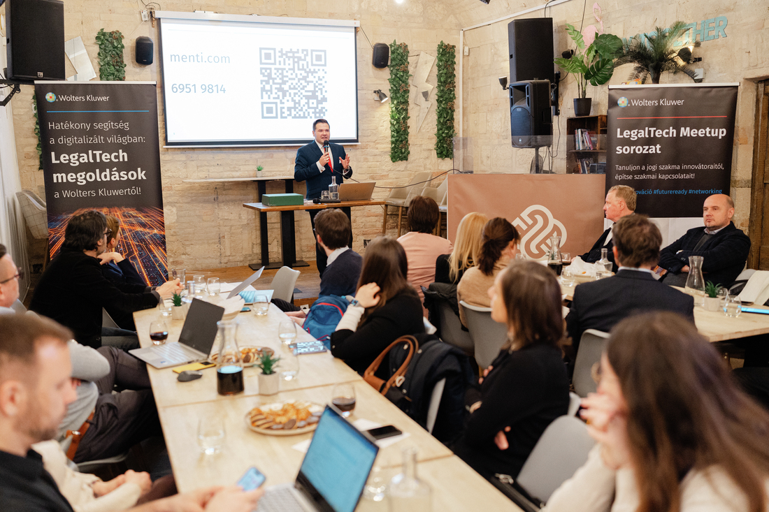 A 2025. januári Legaltech Meetup hangulatképei