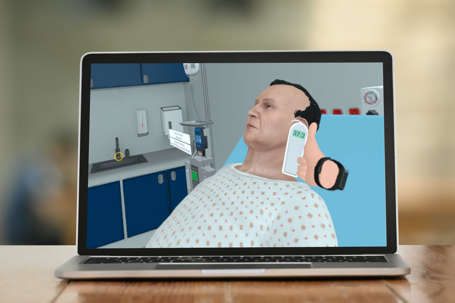 vrClinicals AI Conversation feature screenshot