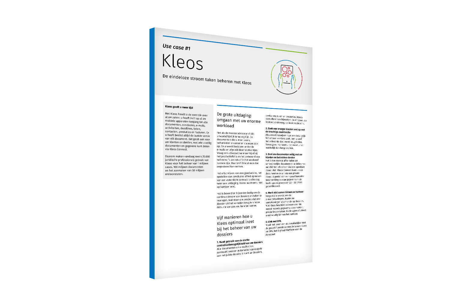 Kleos_Use-Case-1_Managing-Tasks_BE-NL