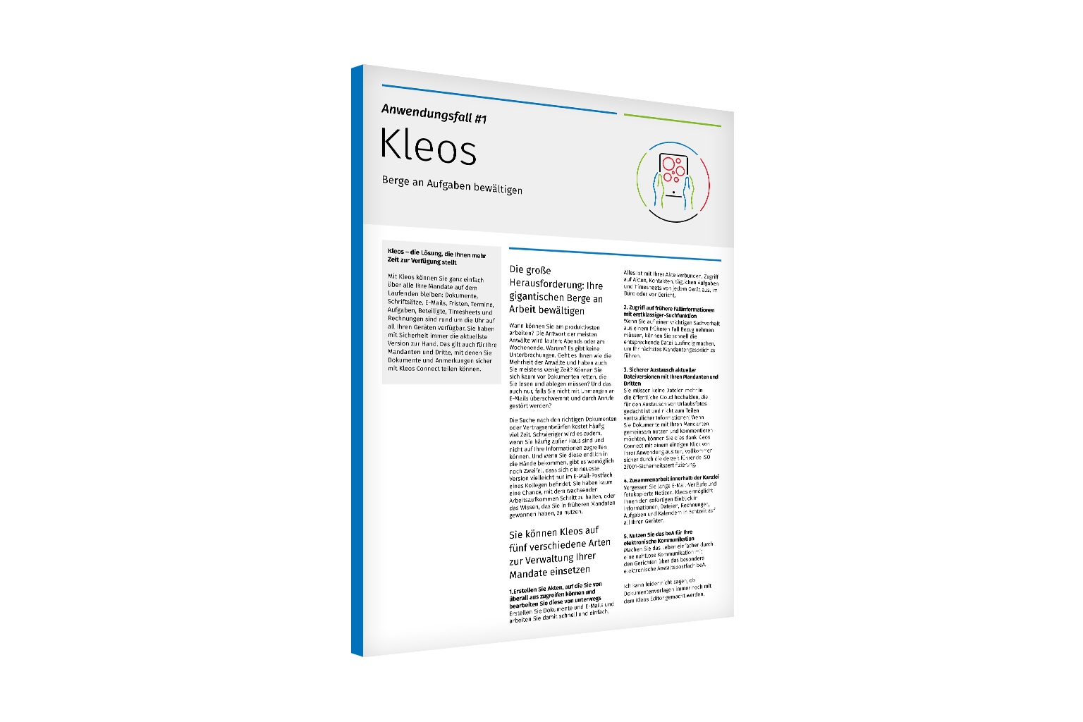 WK_Kleos_Use-Case-1_Managing-Tasks_DE