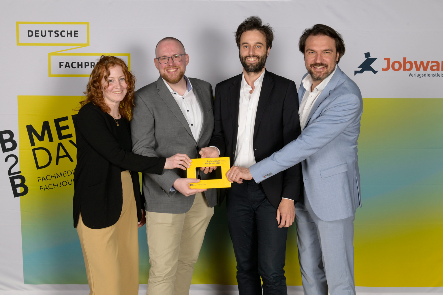 Fachmedium des Jahres 2025 LTO Daily Award Gruppenfoto
