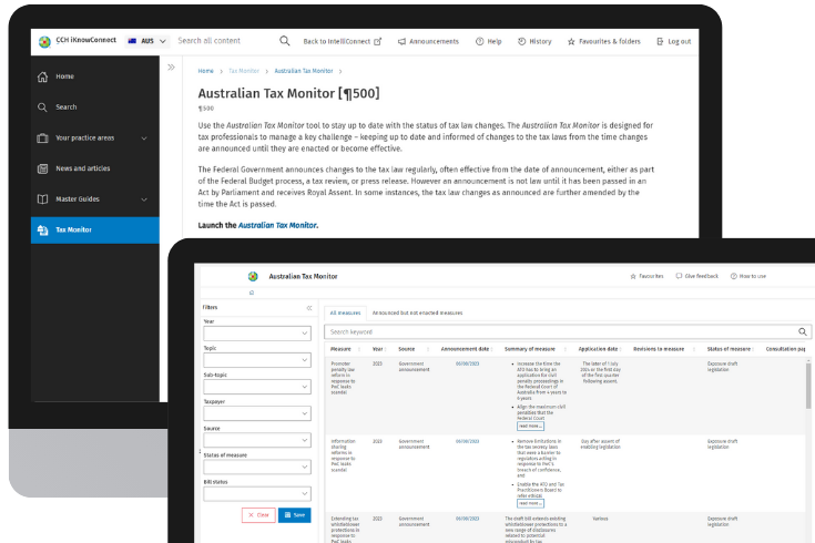 CCH iKnowConnect - Australian Tax Monitor - 2