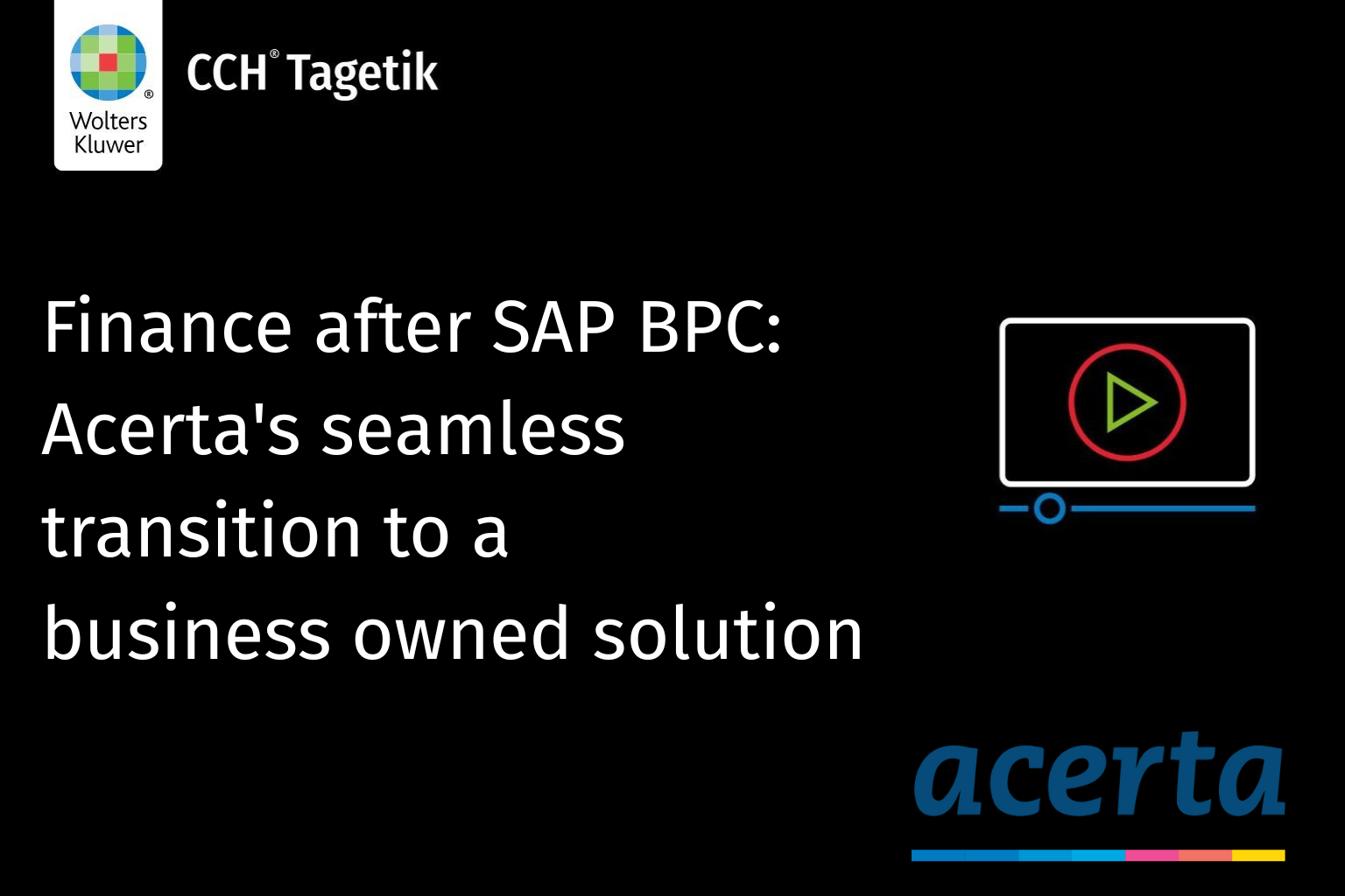 Gained more flexibility improved efficiency and better business alignment, like Acerta