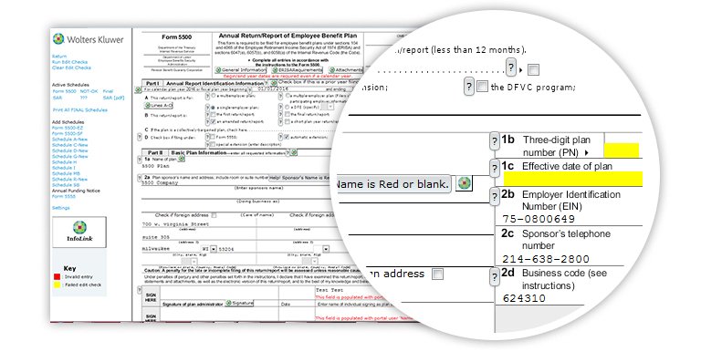 5500/PBGC Forms