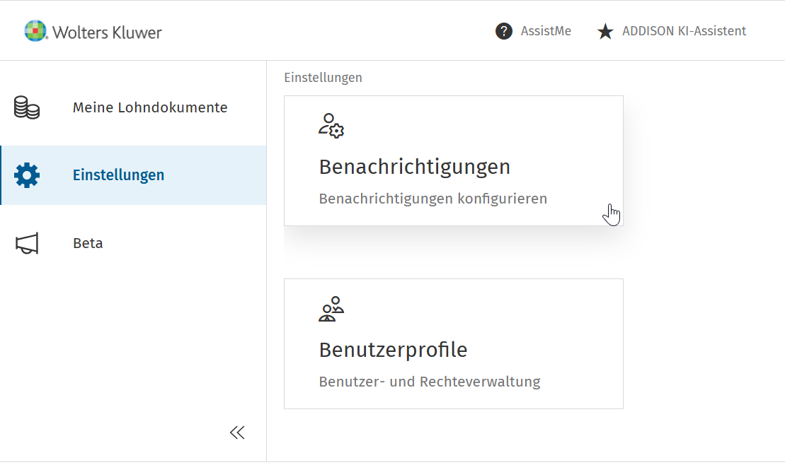 ADDISON OneClick Wie kann sich der Arbeitnehmer (AN) benachrichtigen ...