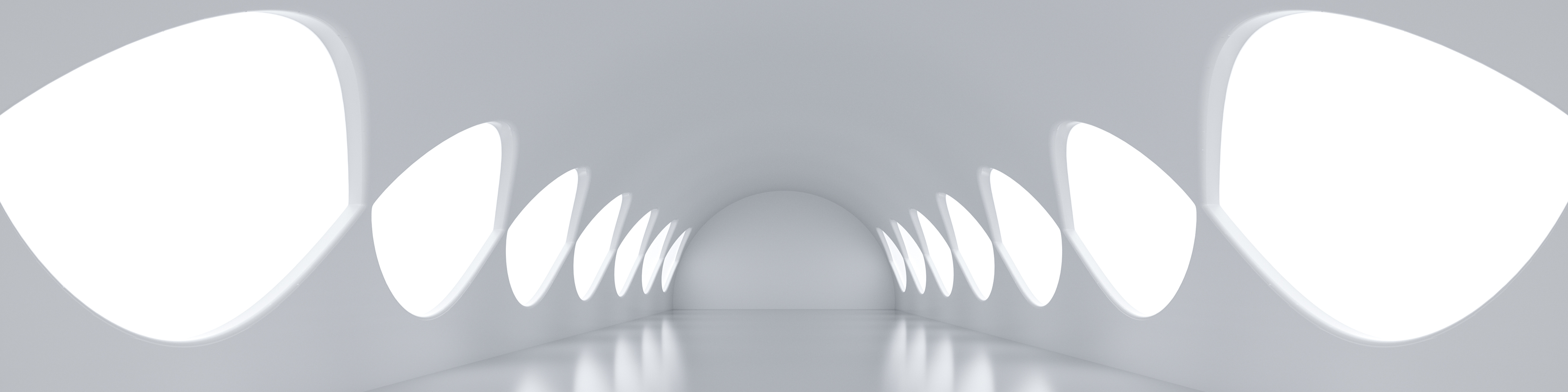 3D rendering tunnel background,