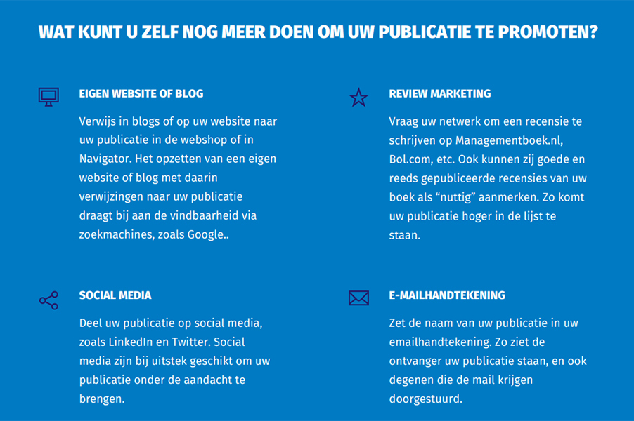 Brochure promotie publicatie