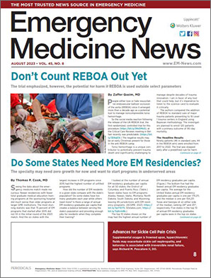 Emergency Medicine News cover