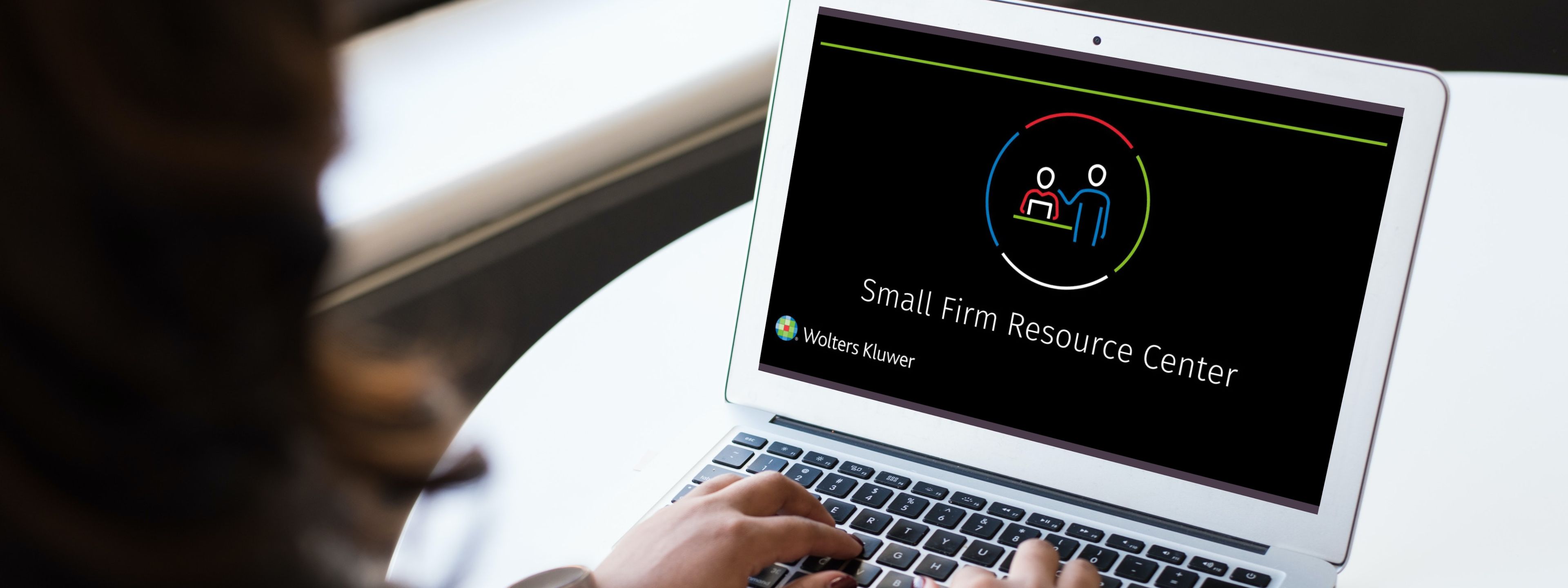 Small Firm Resource Center on Laptop