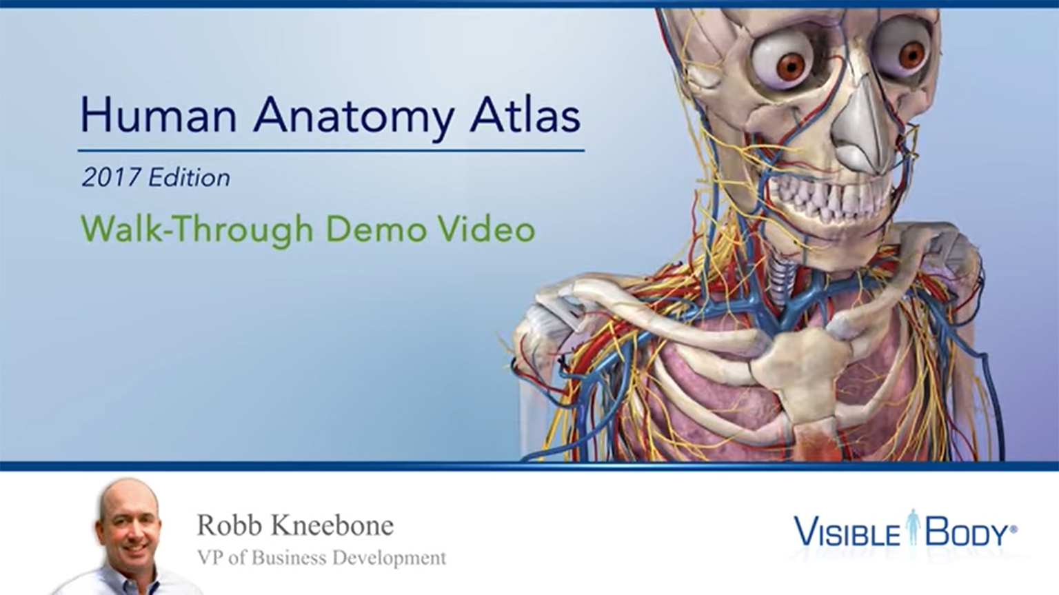 Screenshot of A Walkthrough of Human Anatomy Atlas with Robb Kneebone | Visible Body video