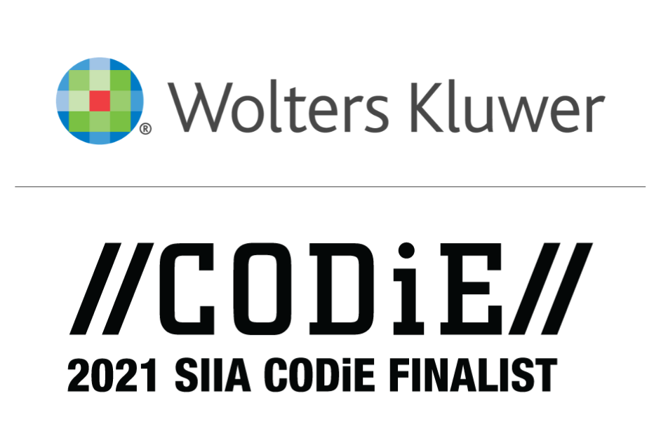 Wolters Kluwer 2021 SIIA CODiE Finalist