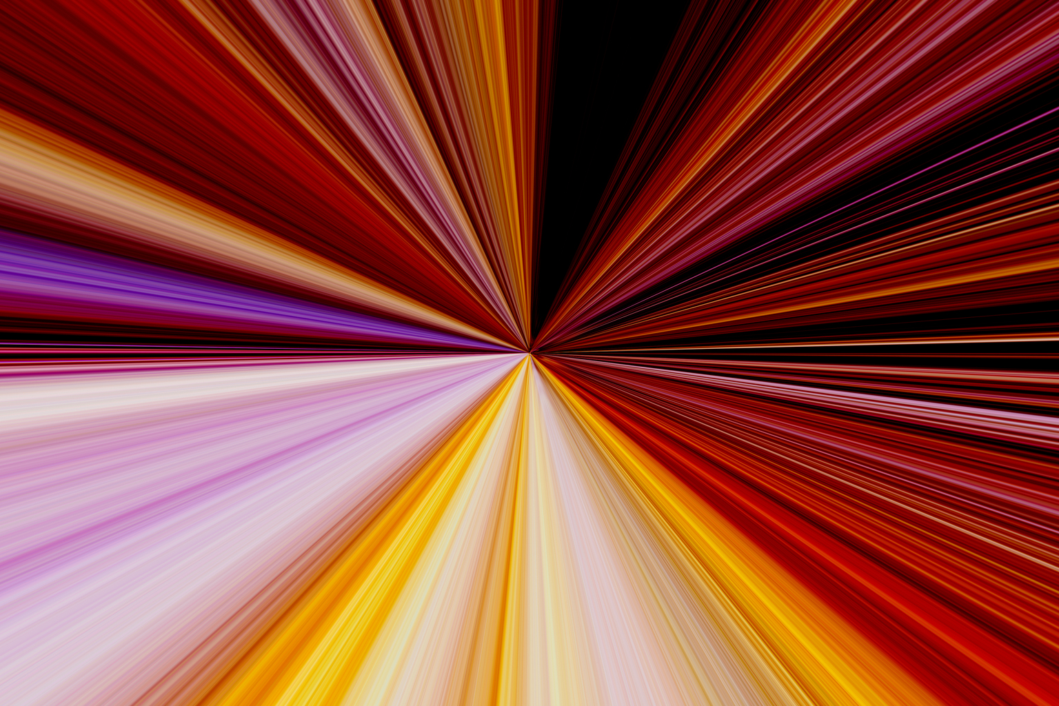 Multicolored abstract background with vanishing point