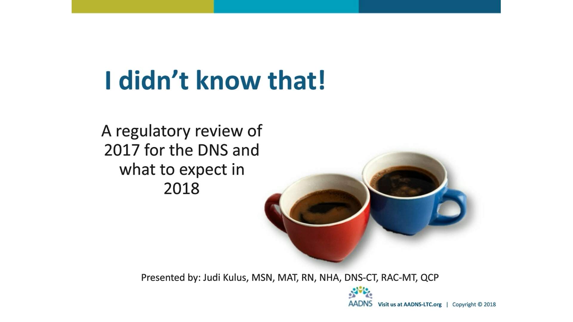 Screenshot of “I didn’t know that!” A regulatory review of 2017 for the DNS and what to expect in 2018 video