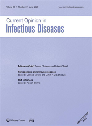 Current Opinion in Infectious Diseases cover