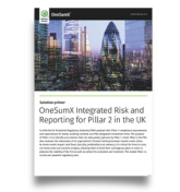 Integrated risk and Reporting for Pillar 2