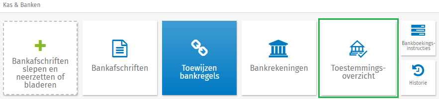 Toestemmingsoverzicht