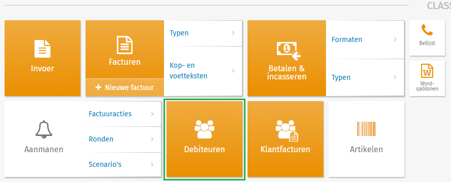 Verkoop Debiteuren
