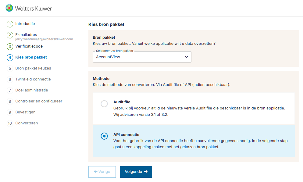Starten met Twinfield - De Conversietool - Een conversie starten (deel 1/3) (4)