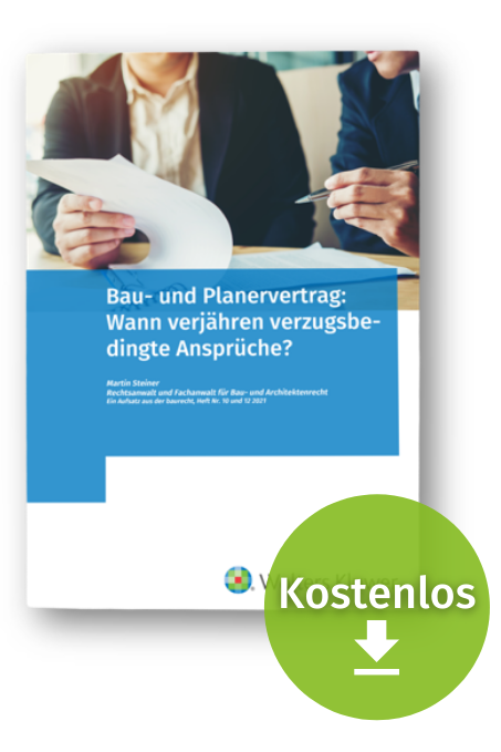 Störer_Whitepaper Bauvertrag Verjährung